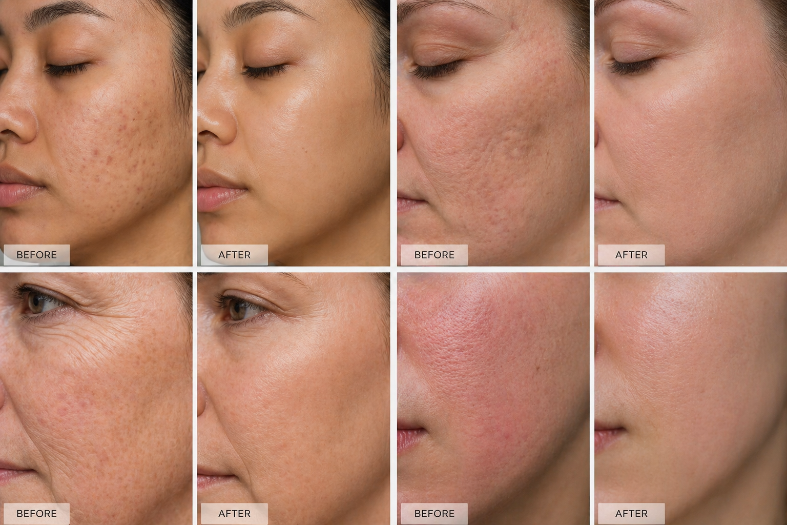 Microneedling before and after results in Carrollton TX