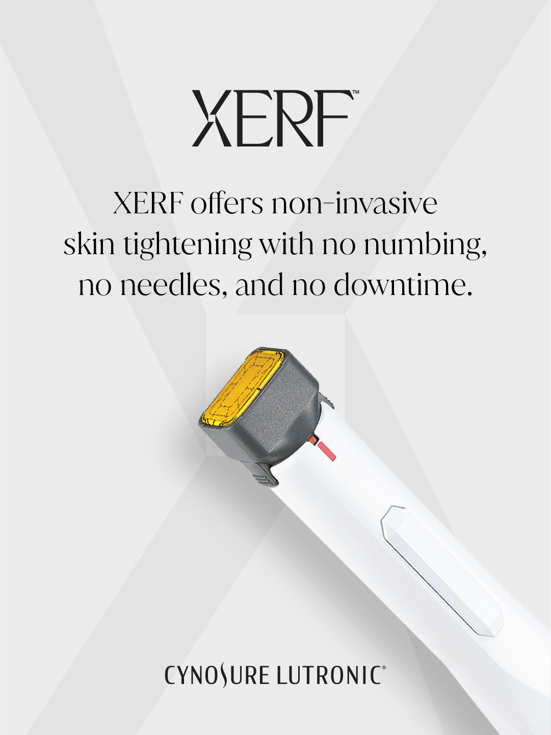 XERF radiofrequency skin tightening technology
